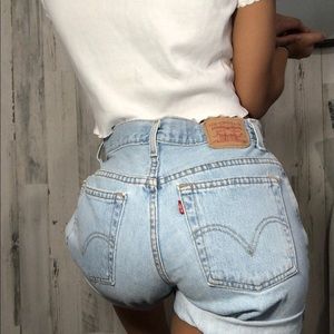 Levi’s jean shorts